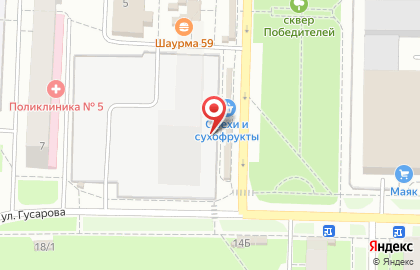 Магазин и киоск по продаже хлебобулочных изделий Пермский хлеб в Свердловском районе на карте