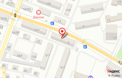 Медицинский центр Гармония на Киргизской улице на карте