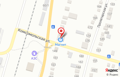 Супермаркет Магнит на Комсомольской на карте