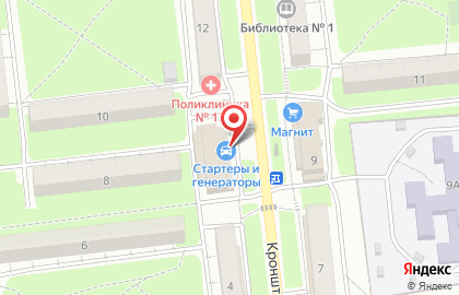 Магазин стартеров и генераторов на Кронштадтской улице на карте