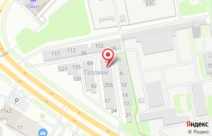 Газовик в Чебоксарах на карте