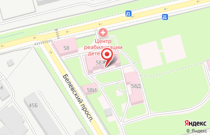 Центр медицинской и социальной реабилитации детей, оставшихся без попечения родителей им. В.В. Цимбалина на карте