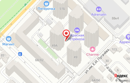 Строящиеся объекты, ЗАО Шэлдом на Астраханской улице на карте