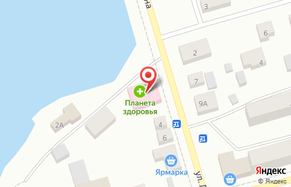 Аптека Планета Здоровья в Омутнинске, на улице Ленина, 2 на карте