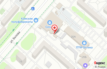 Салон ритуальных услуг Эдем на улице Бызова на карте