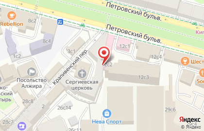 Mibs Travel в Петровском переулке на карте