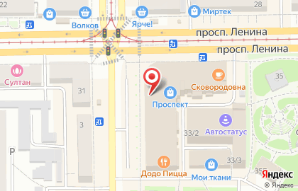Продуктовый магазин на Пролетарской улице на карте