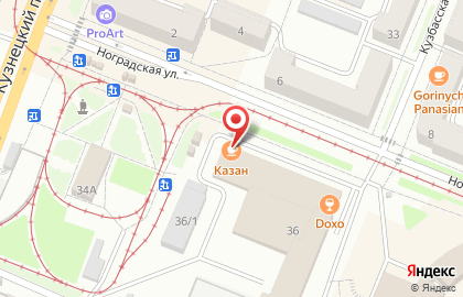 Кафе восточной кухни Казан на карте