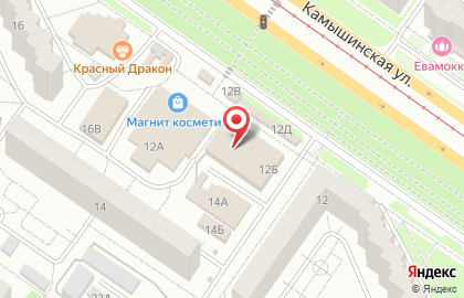 Дорожная сказка на Камышинской улице на карте