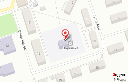 Детский сад Золотой петушок на улице 9 Мая на карте