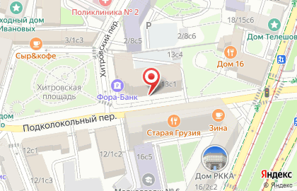 Энергомонтаж в Подколокольном переулке на карте