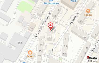 Нотариус Моргунов А.Н. на улице Генерала Галицкого на карте