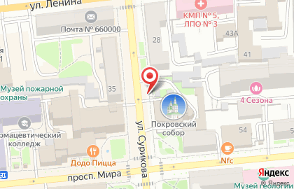 Церковная лавка в Центральном районе на карте