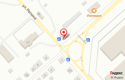 Продуктовый магазин Изба на улице Гладкова на карте