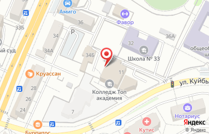 Банкомат Банк Петрокоммерц, филиал в г. Калининграде на улице Куйбышева на карте