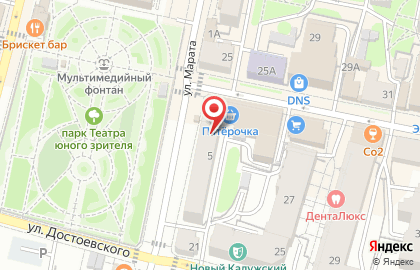 Студия красоты Марафет в переулке Марата на карте