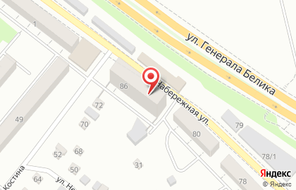 Магазин Маккавеевский пищекомбинат на Набережной улице на карте