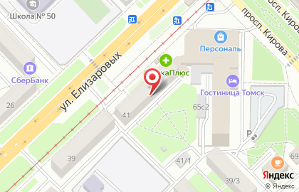 Гулливер на улице Елизаровых на карте