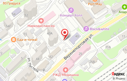Автостоянка во Владивостоке на карте