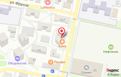 Уфанет в Оренбурге на карте