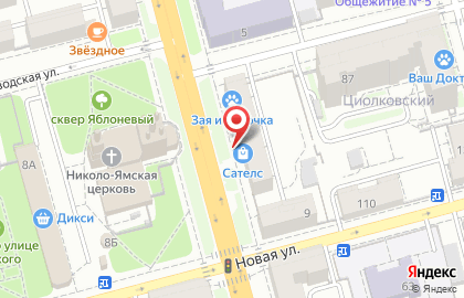 Магазин детской одежды Красная шапочка на улице Циолковского на карте