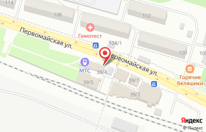 Салон связи Связной на Первомайской улице на карте
