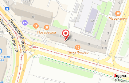 Магазин бытовой техники Гринвест в Ленинградском районе на карте
