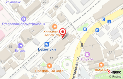 Линейный ОВД на Вокзальной улице на карте