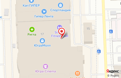 Магазин парфюмерии и косметики Sephora в Ханты-Мансийске на карте