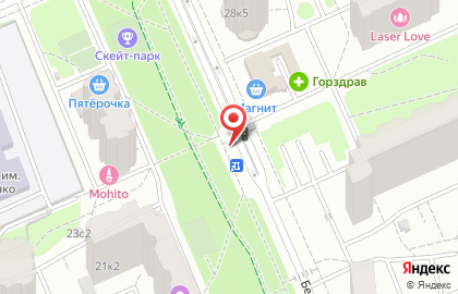 Киоск по продаже печатной продукции, Бескудниковский район на Бескудниковском бульваре на карте