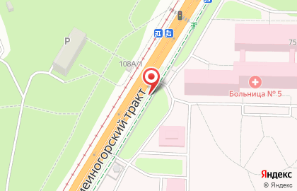 Рекламный щит, РГ Торговая Марка на Змеиногорском тракте на карте