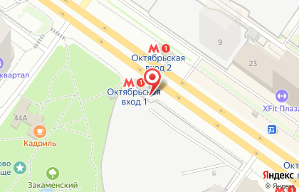 Магазин Печенькин дом в Октябрьском районе на карте