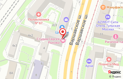 Торговая компания Рейком Групп на Варшавском шоссе на карте