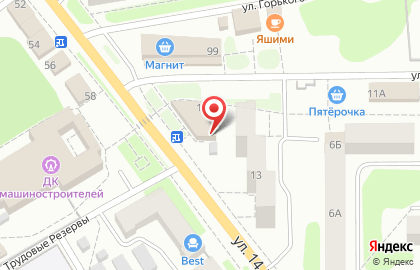Торгово-монтажная компания Бастион71 на улице Горького на карте