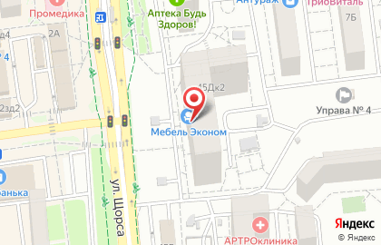 Магазин Мебель Эконом в Белгороде на карте