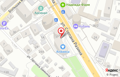 Компания Аквамарин в Центральном районе на карте