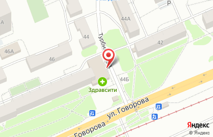 Магазин бытовой химии Хозяюшка в Ленинском районе на карте