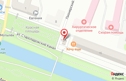 Продуктовый магазин в Санкт-Петербурге на карте