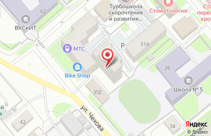Салон штор Малинка на карте