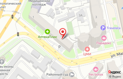 Детский сад Теремок №28 в Верх-Исетском районе на карте