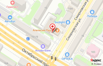Интернет-магазин офисной мебели Лидер Мебель на Смирновской улице на карте
