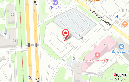 Автостоянка Екатеринбургский спортивно-технический клуб на карте