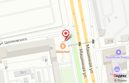 Продуктовый магазин в Екатеринбурге на карте