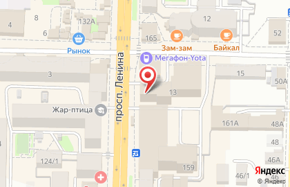Строительная компания Родной дом на проспекте Ленина на карте