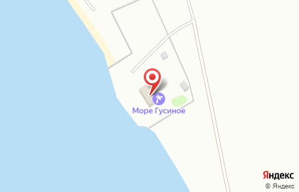 Гостиница Море Гусиное на карте