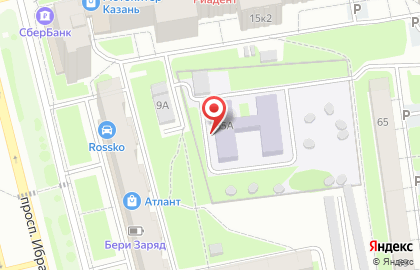 Детский сад Сабыйлар №355 комбинированного вида с татарским языком воспитания и обучения на карте