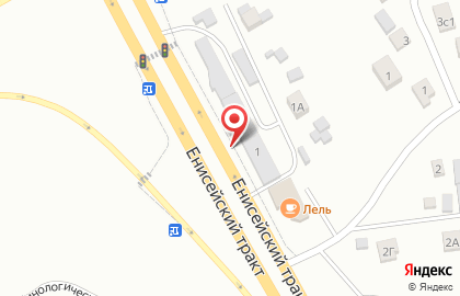 Пивоварня Баварское в Красноярске на карте
