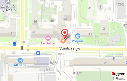 Свадебный салон Ева на Учебной улице на карте