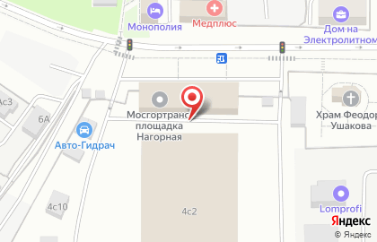 Монтажавто в Электролитном проезде на карте