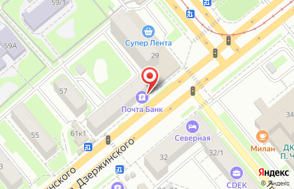 Копифотоцентр AK-Фотолавка на проспекте Дзержинского на карте